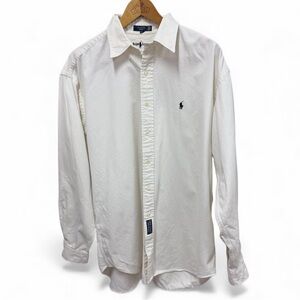 Ralph Lauren Vintage The Blaire 100% Cotton Button Down Classic Shirt Size XL